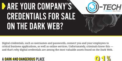 OTech - Dark Web Monitoring - Are your company’s credentials for sale on the dark web?